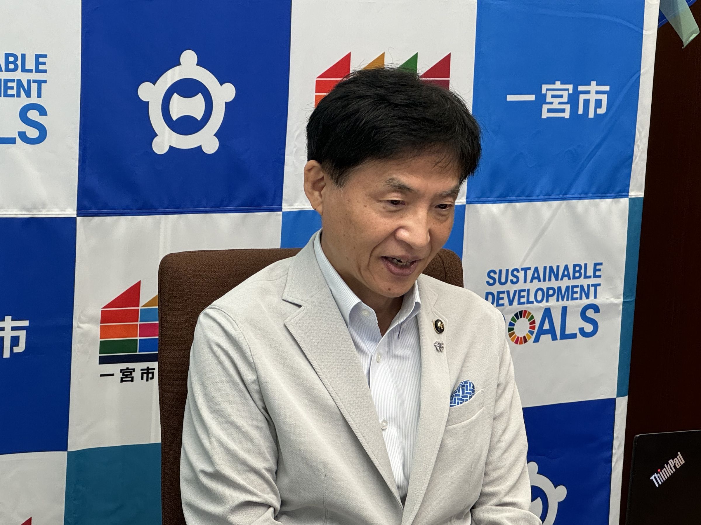 中野 正康（なかの・まさやす）愛知県一宮市長の写真