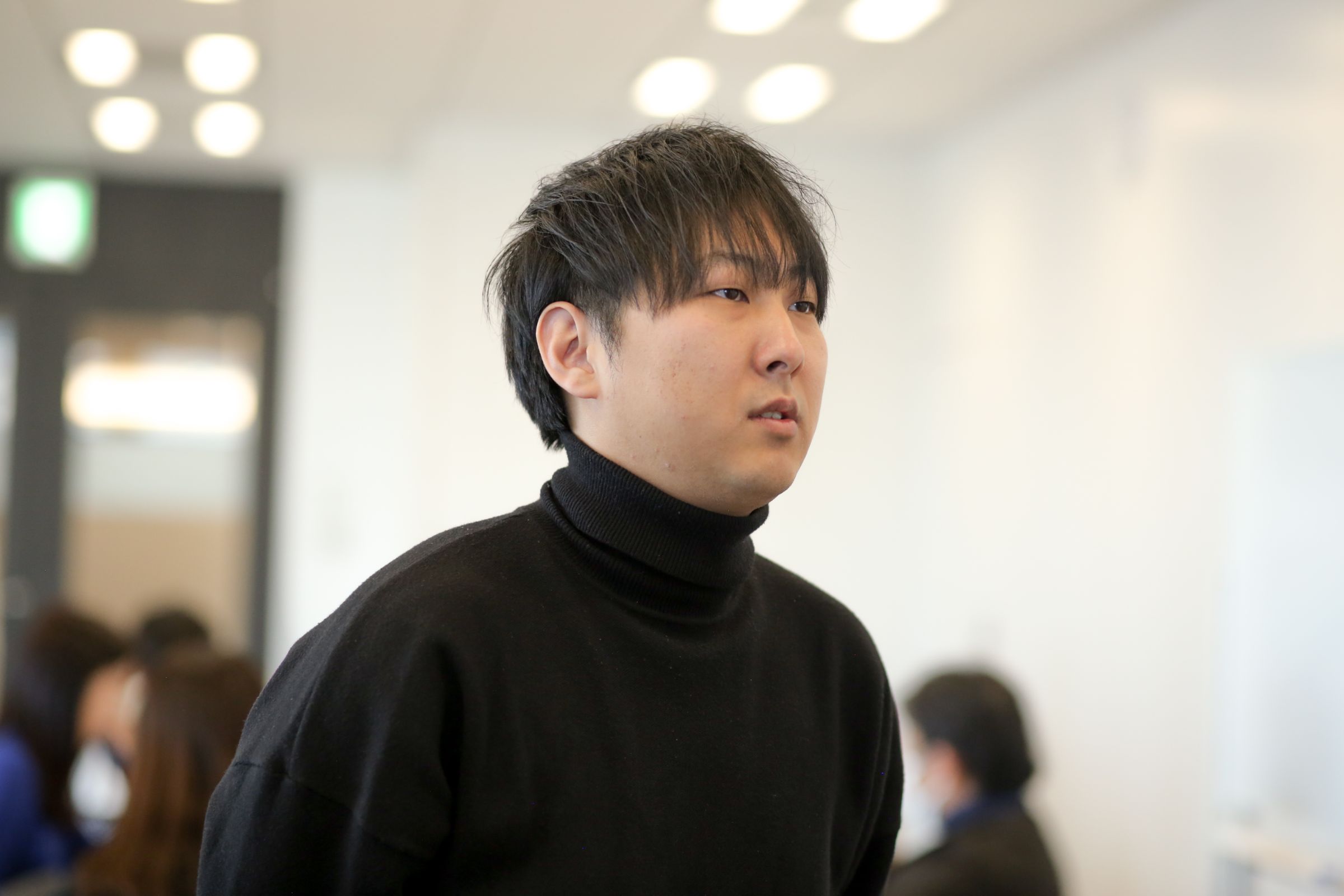 「みなさんを含めた上で改善点を考えられるのがいい点だと思っています」と語るシンプレクス 清家氏の写真