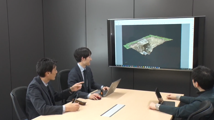 3Dモデルを使った情報共有が簡単にできるのもこのシステムがもたらすメリット
