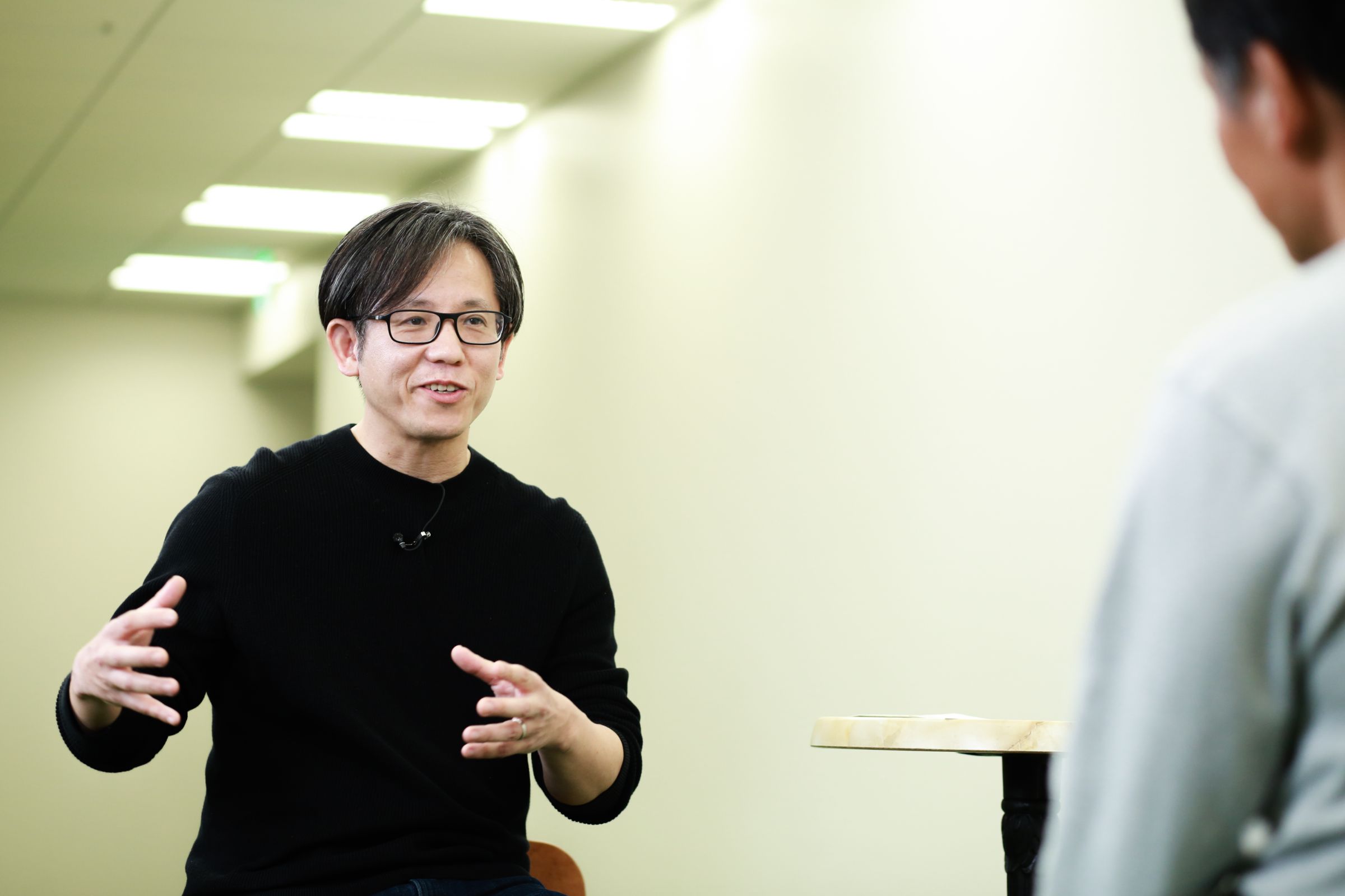 「行政だと減点法みたいな雰囲気がありますが、どう加点法に変えていくか」と語る浅沼 デジタル監。